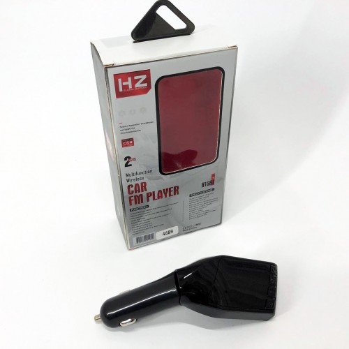 Автомобільний FM трансмітер модулятор H15 Bluetooth MP3, FM модулятор usb. Колір: чорний