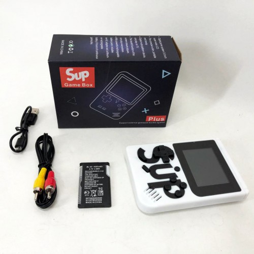 Ігрова приставка консоль Sup Game Box 500 ігор, Ретро приставка денді, Тетріс приставка. Колір: білий