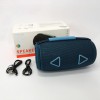Bluetooth-колонка TG657 з RGB підсвічуванням 1500 mAh, музичні стовпчики для вулиці. Колір: синій