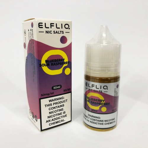 Рідина ELFLIQ 30мл 5%. Чорниця кисла малина (Blueberry Sour Raspberry)