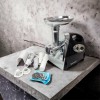 М'ясорубка Rainberg RB-675 3800 Вт із соковижималкою, м'ясорубка електрична метал. Колір: чорний
