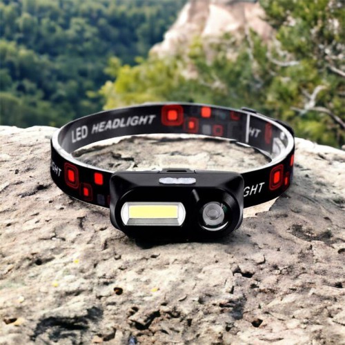 Налобний ліхтарик Bailong BL-1801A акумуляторний, світлодіодний ліхтарик налобний, ліхтар на лоб