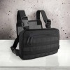 Тактична нагрудна сумка з Cordura 1000D, розгрузка чоловіча чорна