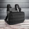 Тактична нагрудна сумка з Cordura 1000D, розгрузка чоловіча чорна