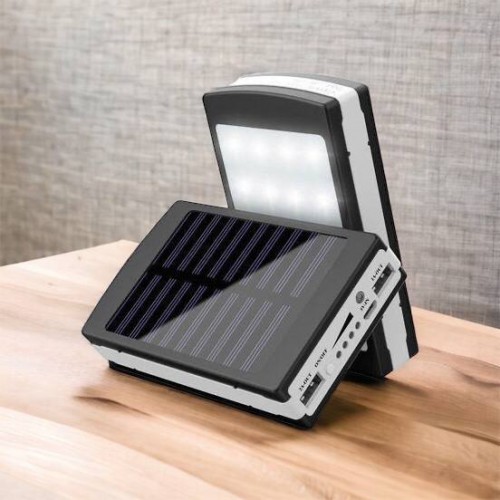 УМБ Power Bank Solar 90000 mAh мобільне зарядне з сонячною панеллю та лампою, Power Bank Charger Батарея
