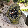 Годинник наручний чоловічий SKMEI 1520CMGN CAMO GREEN, годинник військовий чоловічий, для військовослужбовців. Колір: камуфляж
