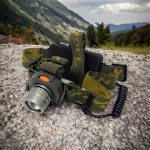 Налобний ліхтар тактичний Bailong BL-1505\602B SENSOR з датчиком руху, Ліхтарик налобний led