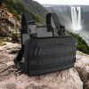 Тактична нагрудна сумка з Cordura 1000D, розгрузка чоловіча чорна