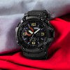 Годинник наручний чоловічий SKMEI 1520BK BLACK, армійський годинник протиударний. Колір: чорний