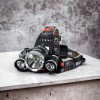 Ліхтар Police 3000-T6+2XPE (2х18650, 5 режимів, Zoom, 1500 люмен), Налобний ліхтар з лінзою