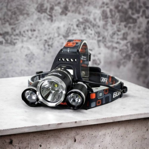 Ліхтар Police 3000-T6+2XPE (2х18650, 5 режимів, Zoom, 1500 люмен), Налобний ліхтар з лінзою