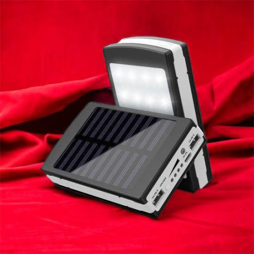 УМБ Power Bank Solar 90000 mAh мобільне зарядне з сонячною панеллю та лампою, Power Bank Charger Батарея