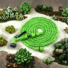 Шланг садовий Magic House 7.5 м з розпилювачем (6 режимів). Колір: зелений
