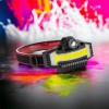 Налобний ліхтарик Bailong BL-W685-LTS+COB+RGB, 5 режимів, водостійкий, ударостійкий, USB кабель Type-c