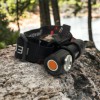Налобний ліхтар Police BL-2155-XPE + вбудований акумулятор + USB, Потужний акумуляторний ліхтарик налобний