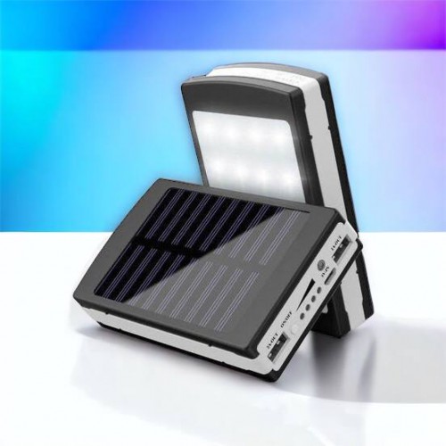 УМБ Power Bank Solar 90000 mAh мобільне зарядне з сонячною панеллю та лампою, Power Bank Charger Батарея