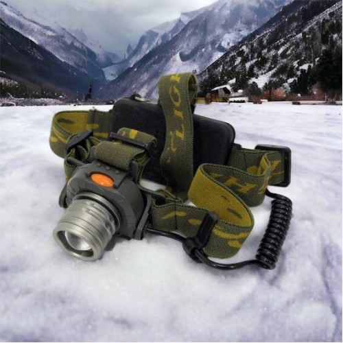 Налобний ліхтар тактичний Bailong BL-1505\602B SENSOR з датчиком руху, Ліхтарик налобний led