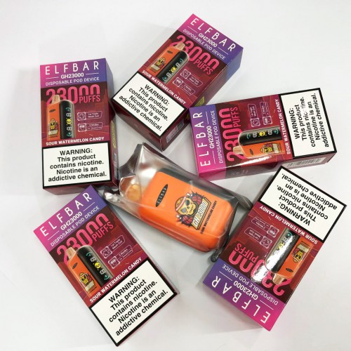 ELF BAR GH 23000 5%. Кислі Кавунові Цукерки (Sour Watermelon Candy)