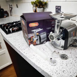 М'ясорубка Magio MG-269, 2400 W, м'ясорубка електрична метал, м'ясорубка з металевим редуктором