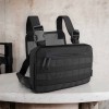 Тактична нагрудна сумка з Cordura 1000D, розгрузка чоловіча чорна