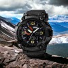 Годинник наручний чоловічий SKMEI 1520BK BLACK, армійський годинник протиударний. Колір: чорний