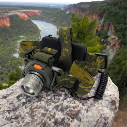 Налобний ліхтар тактичний Bailong BL-1505\602B SENSOR з датчиком руху, Ліхтарик налобний led