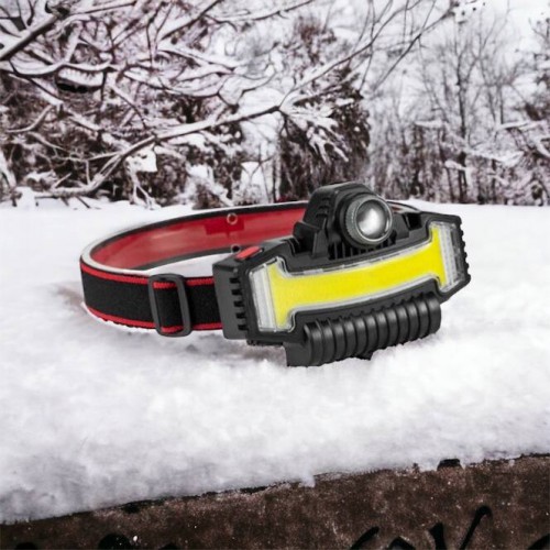 Налобний ліхтарик Bailong BL-W685-LTS+COB+RGB, 5 режимів, водостійкий, ударостійкий, USB кабель Type-c