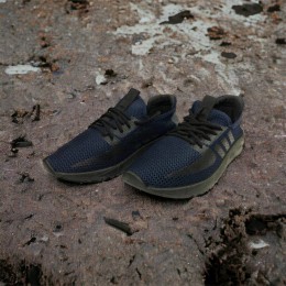 Текстильні кросовки сіткою 41 розмір. Спортивні кросівки чоловічі. Модель 92274. Колір: синій