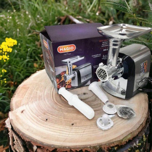 М'ясорубка Magio MG-269, 2400 W, м'ясорубка електрична метал, м'ясорубка з металевим редуктором