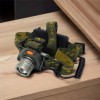 Налобний ліхтар тактичний Bailong BL-1505\602B SENSOR з датчиком руху, Ліхтарик налобний led