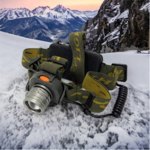Налобний ліхтар тактичний Bailong BL-1505\602B SENSOR з датчиком руху, Ліхтарик налобний led