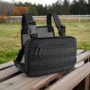 Тактична нагрудна сумка з Cordura 1000D, розгрузка чоловіча чорна