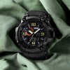 Годинник наручний чоловічий SKMEI 1520BK BLACK, армійський годинник протиударний. Колір: чорний