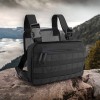 Тактична нагрудна сумка з Cordura 1000D, розгрузка чоловіча чорна