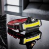 Налобний ліхтарик Bailong BL-W685-LTS+COB+RGB, 5 режимів, водостійкий, ударостійкий, USB кабель Type-c