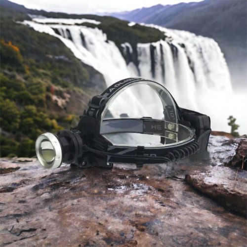 Ліхтарик на голову Bailong BL-8070-P50, LED налобний акумуляторний ліхтар, ліхтар на голову для риболовлі