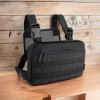 Тактична нагрудна сумка з Cordura 1000D, розгрузка чоловіча чорна