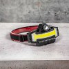 Налобний ліхтарик Bailong BL-W685-LTS+COB+RGB, 5 режимів, водостійкий, ударостійкий, USB кабель Type-c