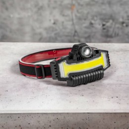 Налобний ліхтарик Bailong BL-W685-LTS+COB+RGB, 5 режимів, водостійкий, ударостійкий, USB кабель Type-c