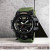 Годинник наручний чоловічий SKMEI 1155BAG, годинник тактичний протиударний, армійський годинник. Колір: зелений