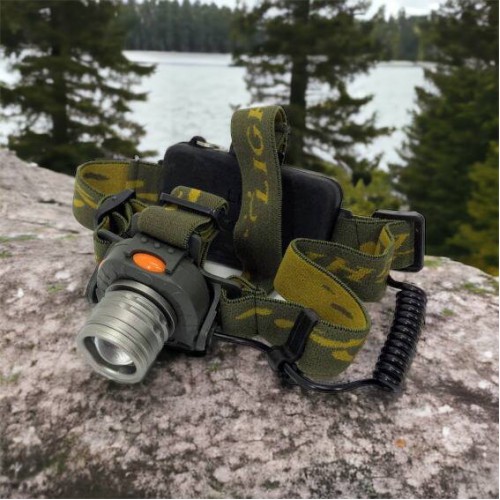 Налобний ліхтар тактичний Bailong BL-1505\602B SENSOR з датчиком руху, Ліхтарик налобний led