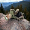 Ліхтар налобний 2130-T6 Military, акумуляторний 18650х2, zoom, зарядка micro USB, Головний ліхтарик