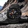 Годинник наручний чоловічий SKMEI 1520BK BLACK, армійський годинник протиударний. Колір: чорний
