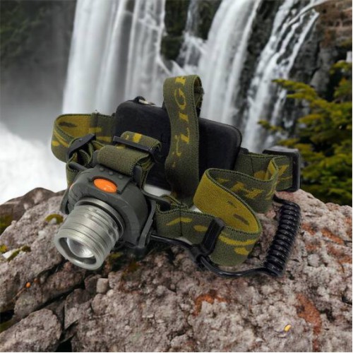 Налобний ліхтар тактичний Bailong BL-1505\602B SENSOR з датчиком руху, Ліхтарик налобний led