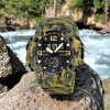 Годинник наручний чоловічий SKMEI 1965CMGN CAMO GREEN, військовий чоловічий наручний годинник зелений. Колір: камуфляж