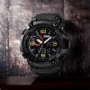Годинник наручний чоловічий SKMEI 1520BK BLACK, армійський годинник протиударний. Колір: чорний