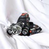 Ліхтар Police 3000-T6+2XPE (2х18650, 5 режимів, Zoom, 1500 люмен), Налобний ліхтар з лінзою