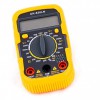 Мультиметр DT-830 LN з підсвічуванням та звуком ABaTap до 750 В Помаранчевий, тестер для вимірювання напруги