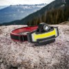 Налобний ліхтарик Bailong BL-W685-LTS+COB+RGB, 5 режимів, водостійкий, ударостійкий, USB кабель Type-c