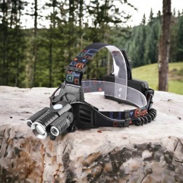 Ліхтар налобний W602-T6-2XPE Bike з велокріпленням 2x18650, світлодіодний ліхтар на лоб, надпотужний